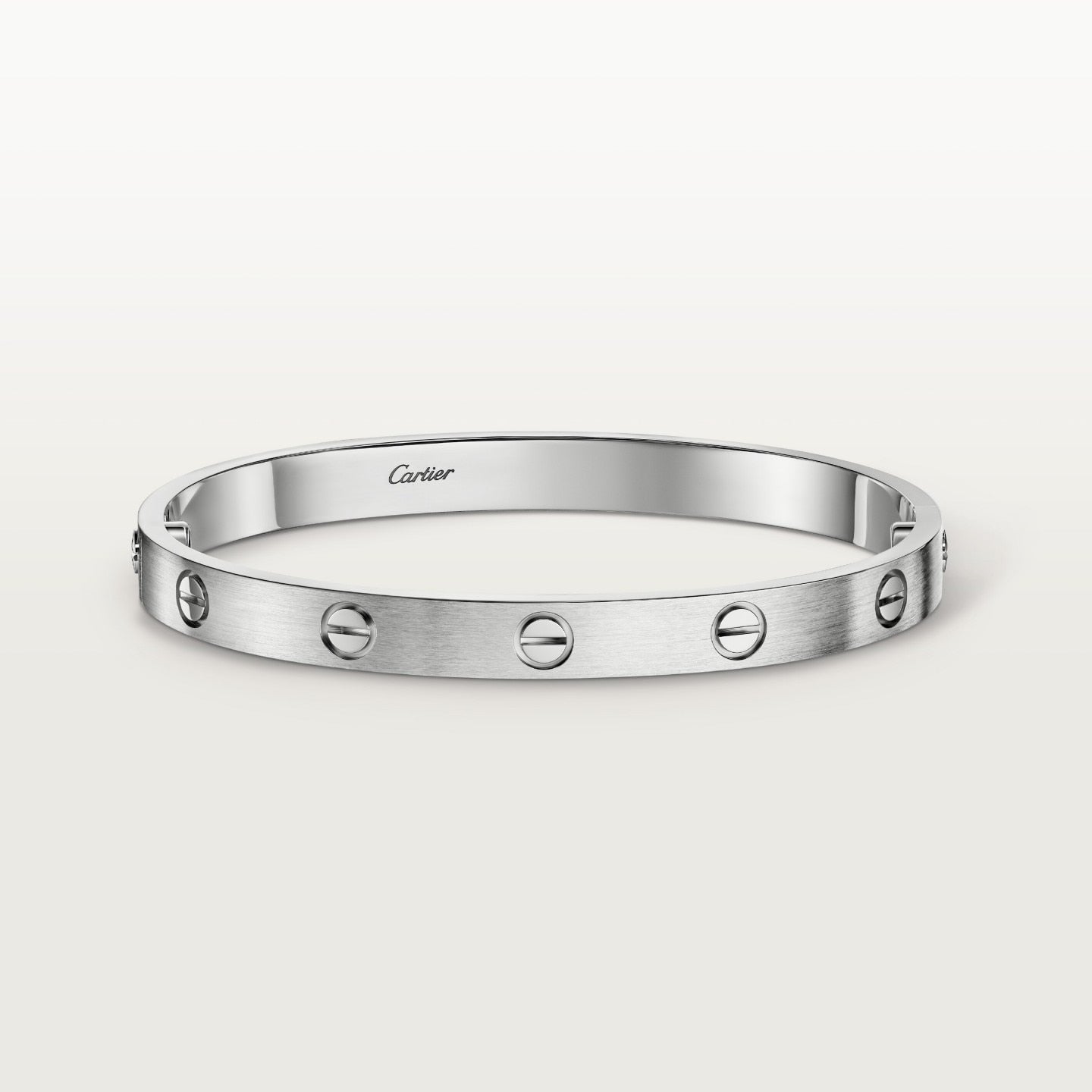Bracelet LOVE, modèle classique, finition brossée