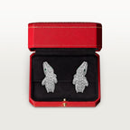 Boucles d'oreilles Faune et Flore de Cartier, pavées