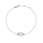 Bracelet Force 10, chaîne, petit modèle, pavé