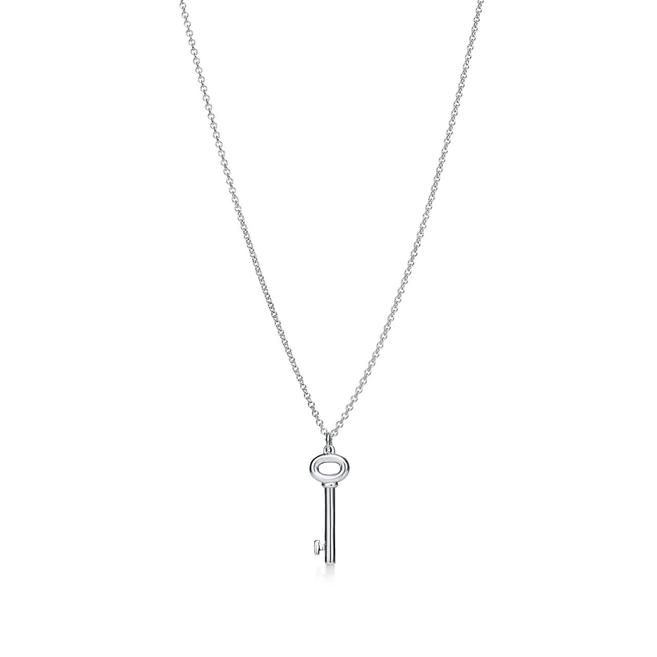 Collier Cœur plein avec fermoir à bascule en argent 925 millièmes