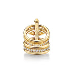 Tiffany Titan by Pharrell Williams Bague à cinq rangées en or 18 carats et diamants