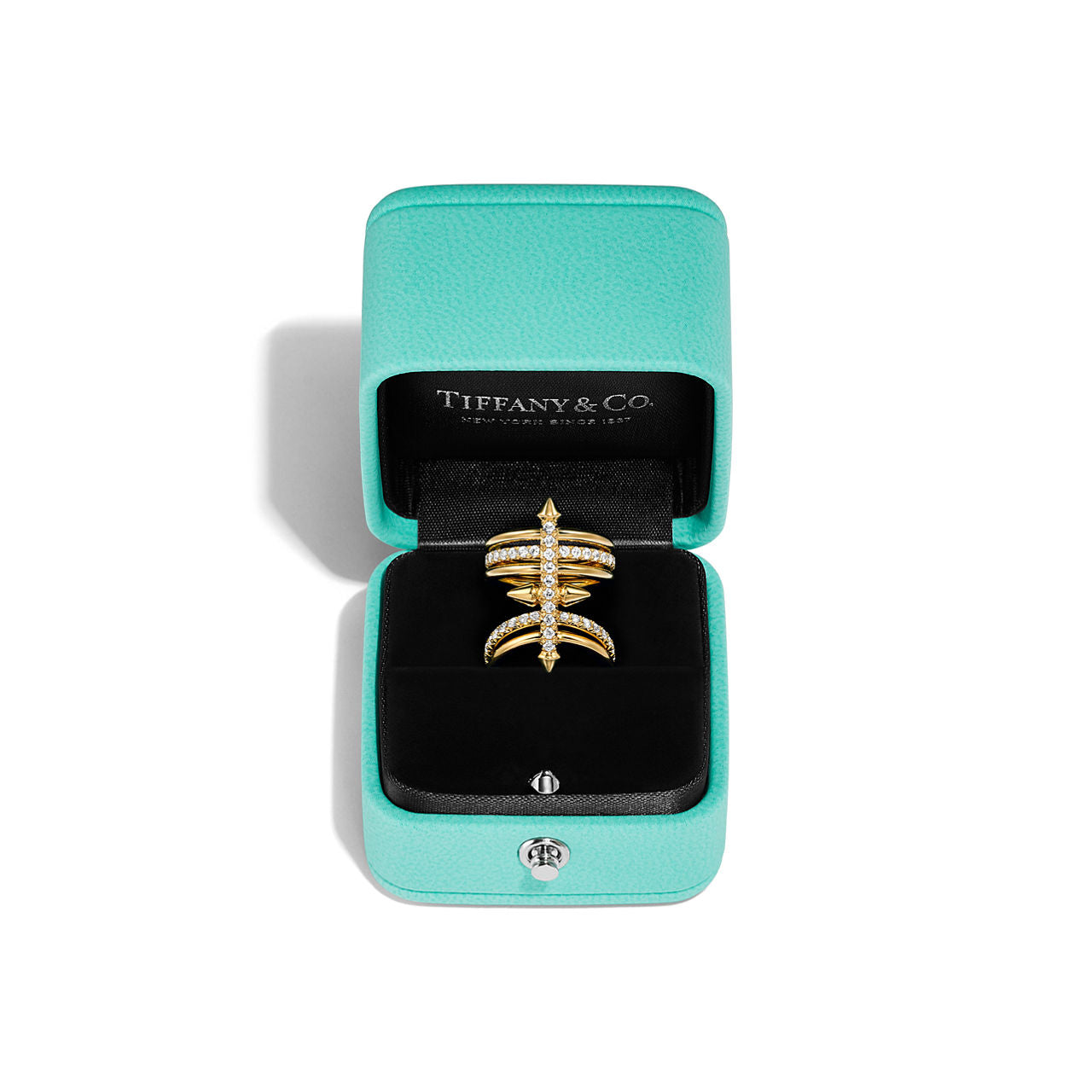 Tiffany Titan by Pharrell Williams Bague à cinq rangées en or 18 carats et diamants