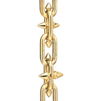 Collier à fermoir en or 18 carats et diamants