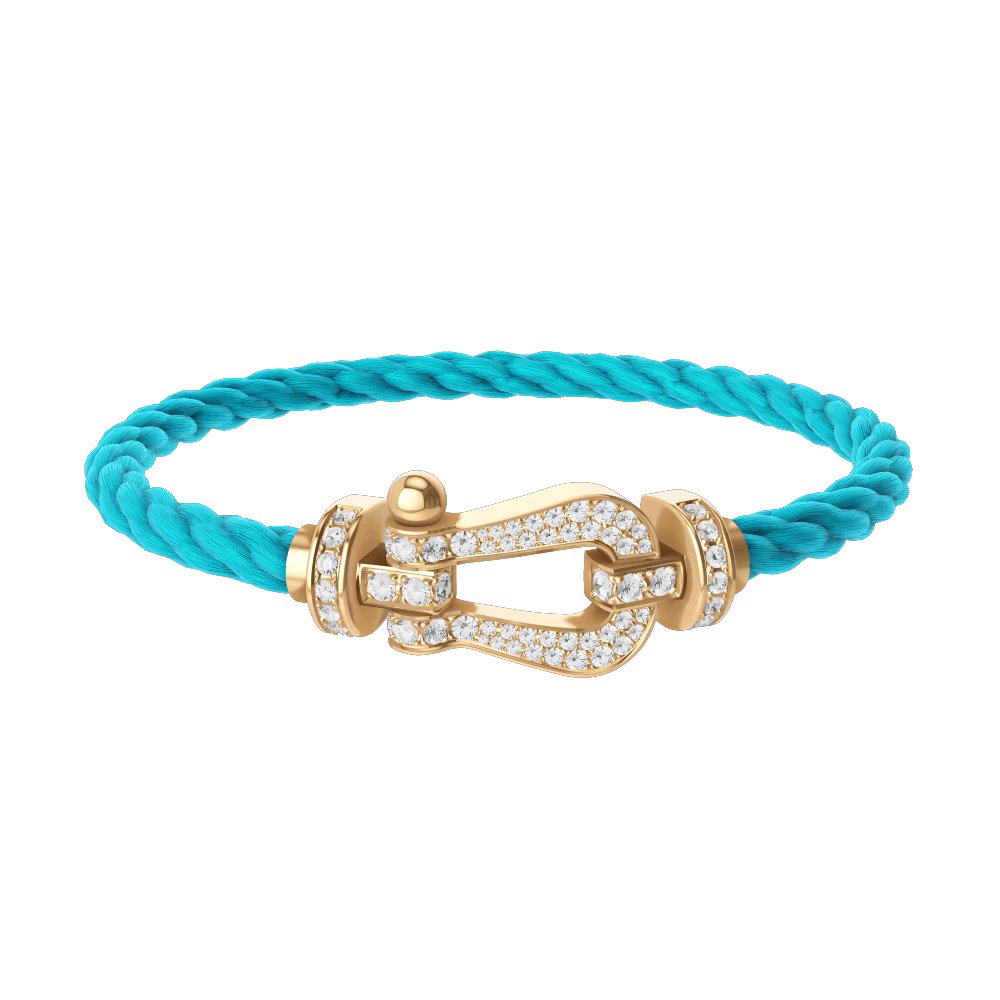 Bracelet Force 10, grand modèle, pavé