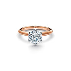 Tiffany® Setting Bague de fiançailles en or rose 18 carats