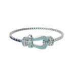 Bracelet Force 10, grand modèle, pavé