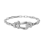 Bracelet Force 10, grand modèle, semi-pavé