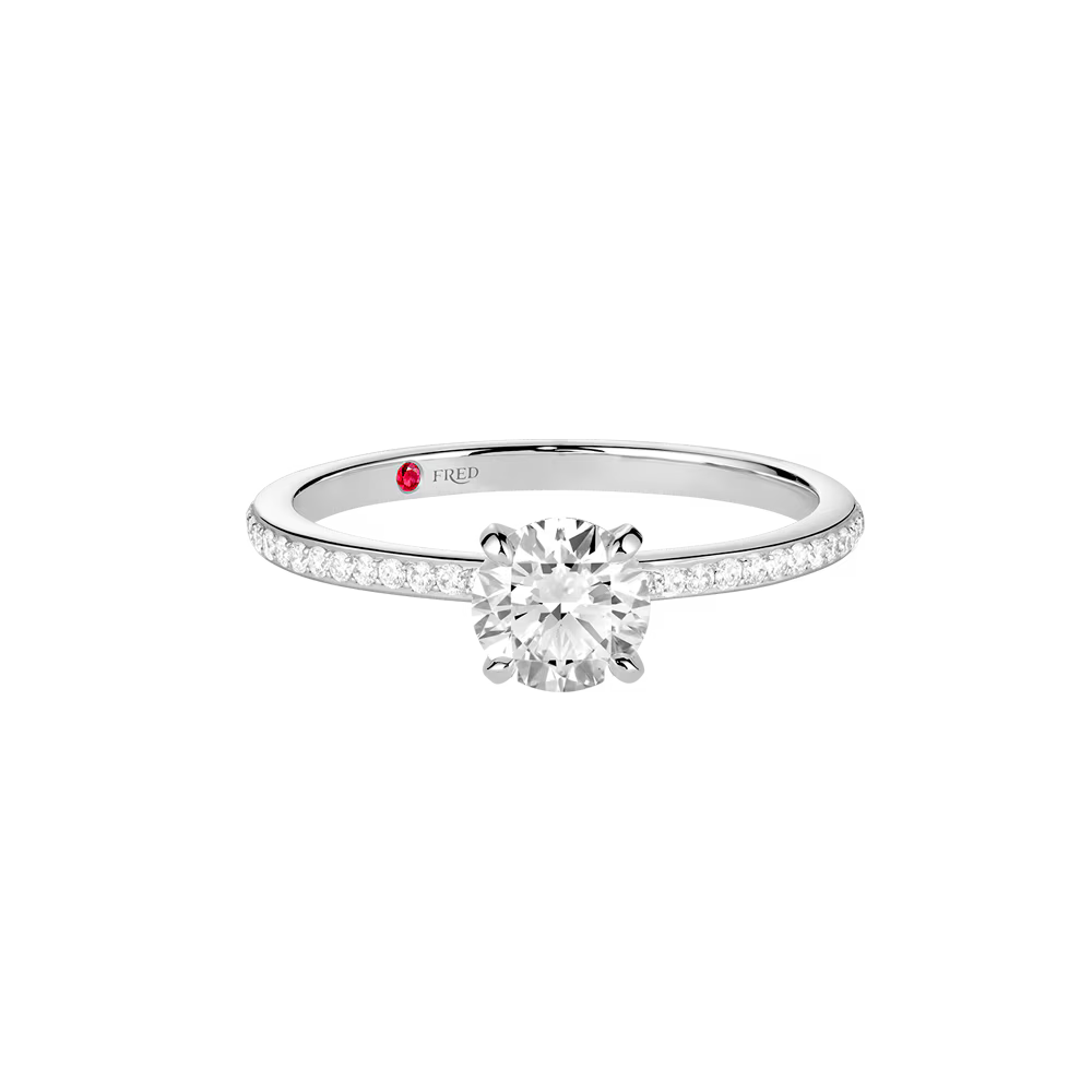 Bague de fiançailles Pretty Woman classique 0.70ct