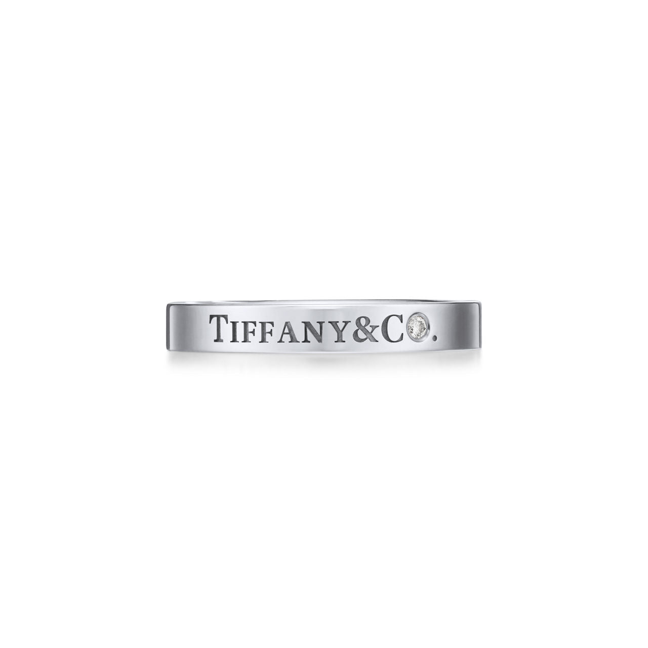 T&CO.® Alliance en platine 950 millièmes et diamant