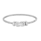 Bracelet Chance Infinie, grand modèle, pavé