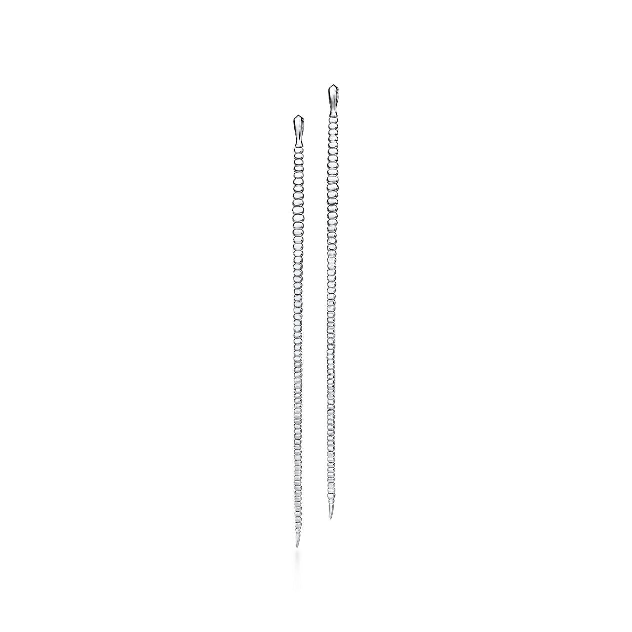 Boucles d’oreilles Snake en argent 925 millièmes