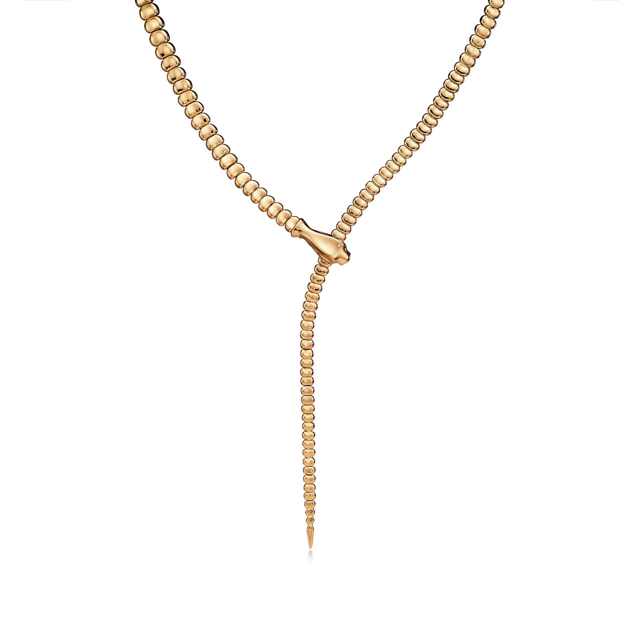 Collier Serpent en or jaune 18 carats