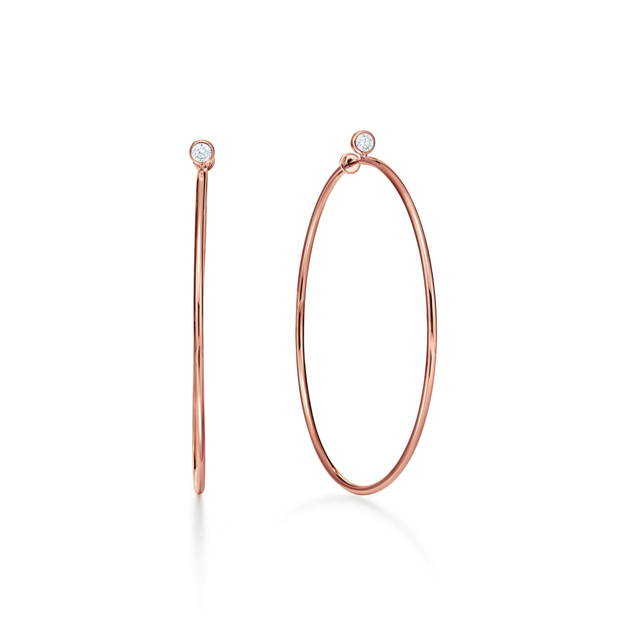 Boucles d’oreilles Diamond Hoop