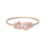 Bracelet Force 10, grand modèle, pavé, Hero Cut