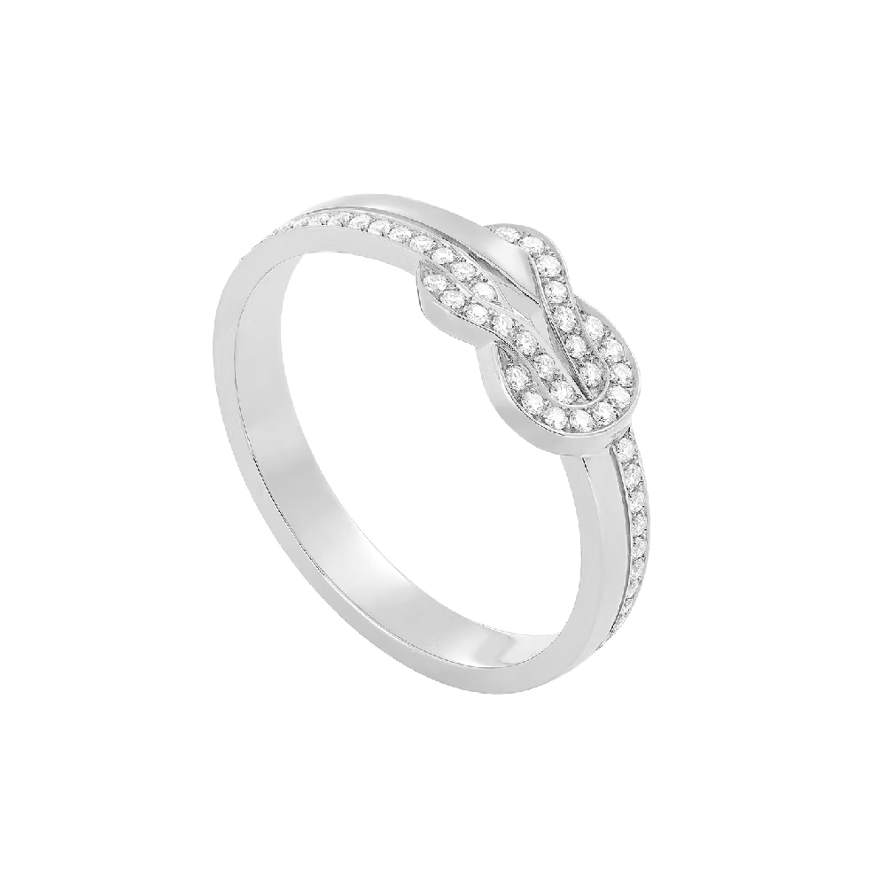 Bague Chance Infinie, semi-pavée