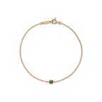 Bracelet Émeraude Color by the Yard en or jaune 18 carats
