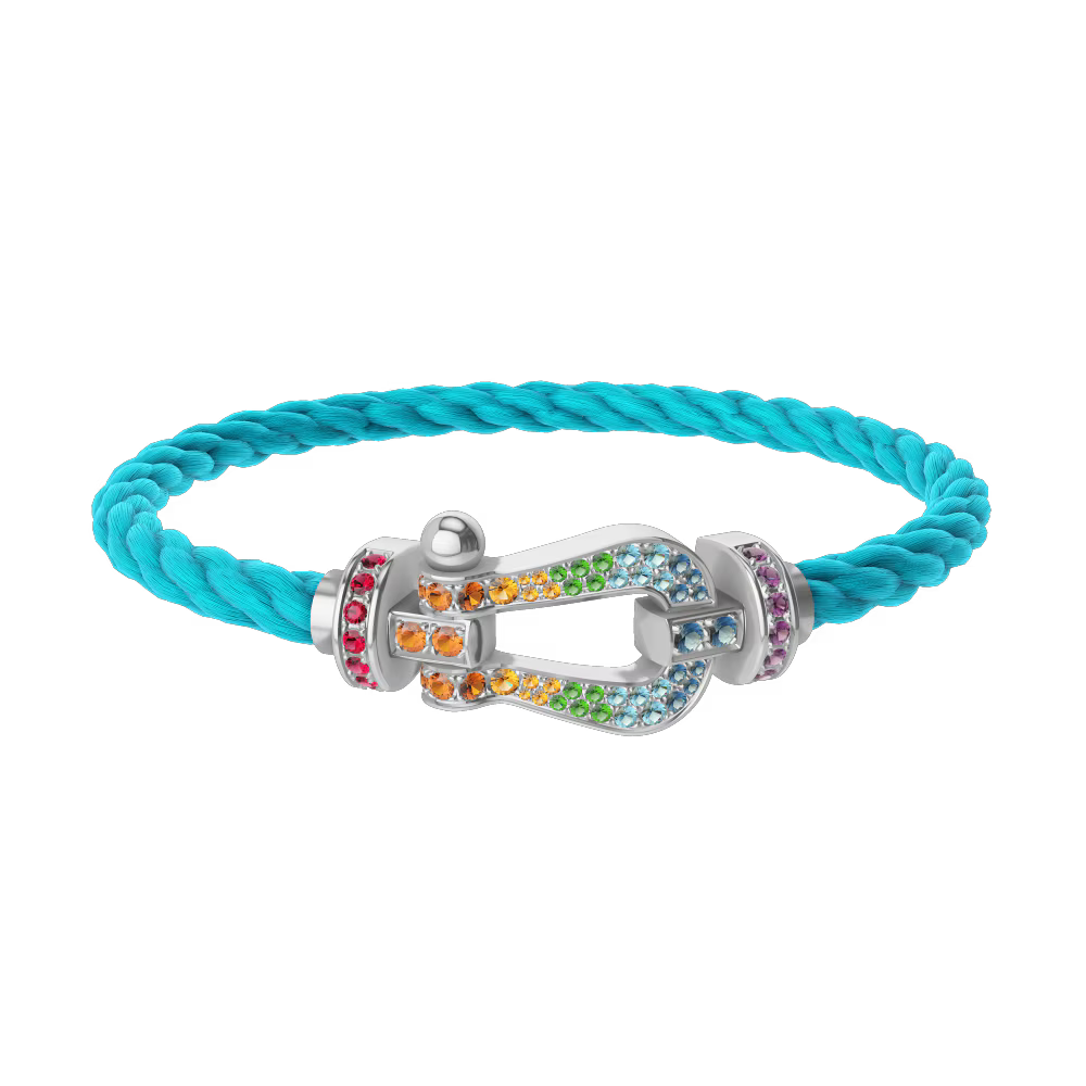 Bracelet Force 10, grand modèle, pavé