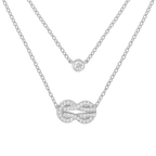 Collier Chance Infinie, moyen modèle, pavé