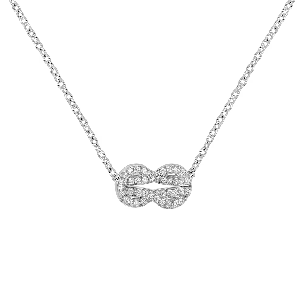 Collier Chance Infinie, moyen modèle, pavé