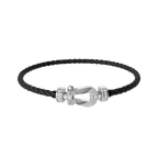 Bracelet Force 10, moyen modèle, semi-pavé