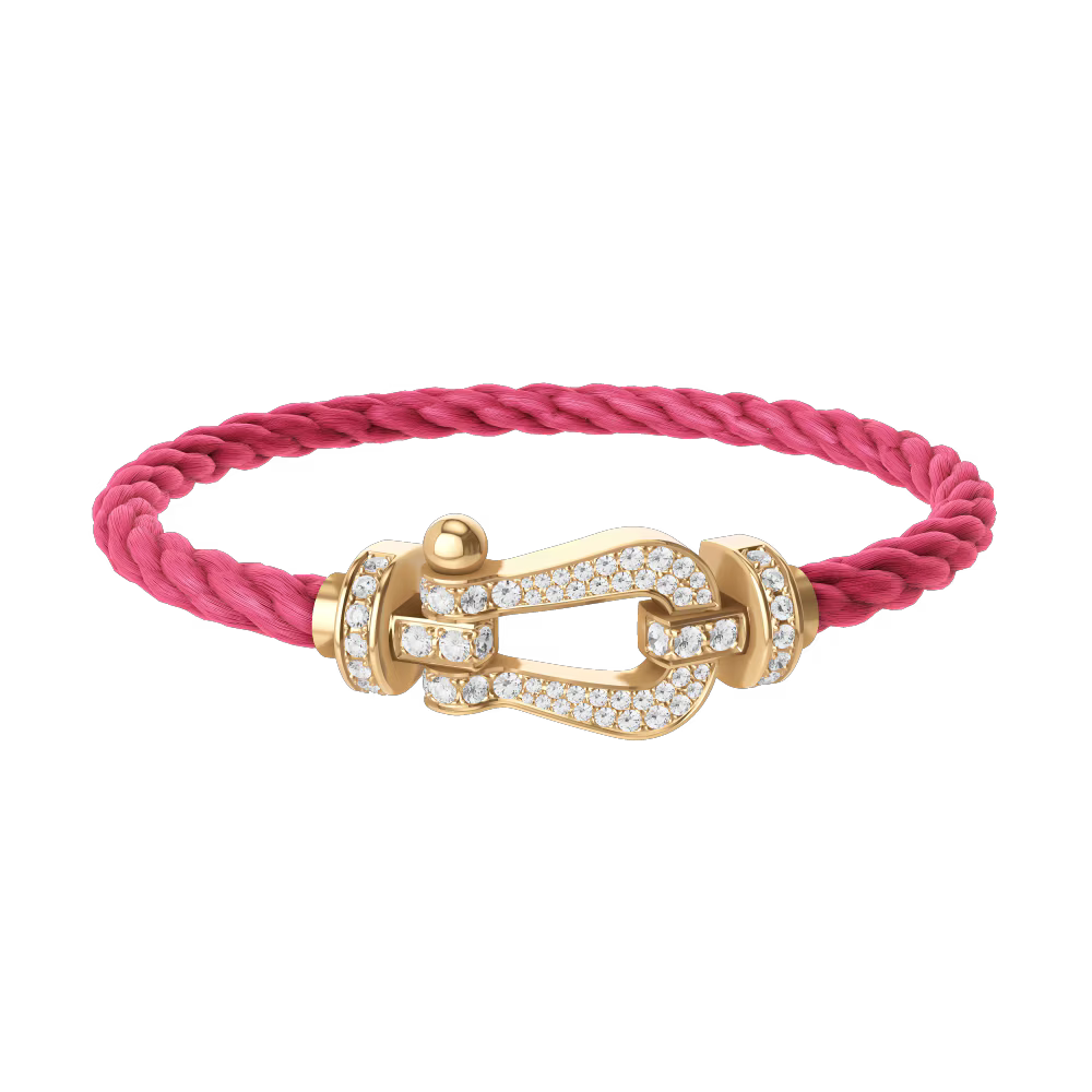 Bracelet Force 10, grand modèle, pavé