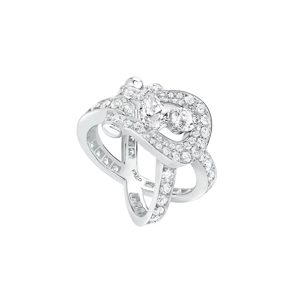 Bague Force 10, pavée