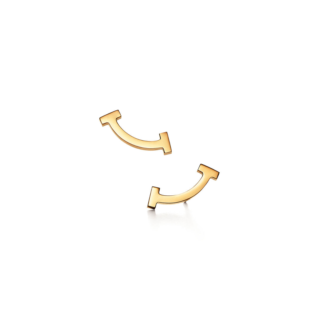 Boucles d’oreilles Smile en or jaune 18 carats, Mini