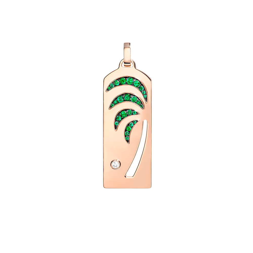 Pendentif Riviera palmier