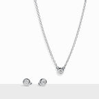 Diamonds by the Yard® Parure pendentif et boucles d'oreilles en argent 925 millièmes