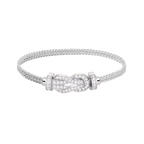 Bracelet Chance Infinie, grand modèle, pavé