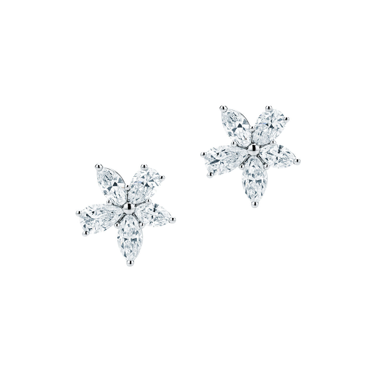 Boucles d’oreilles en corolle de fleur