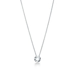 Pendentif à facettes 2 carats en argent 925 millièmes