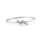 Bracelet jonc Wire en or blanc 18 carats et diamants