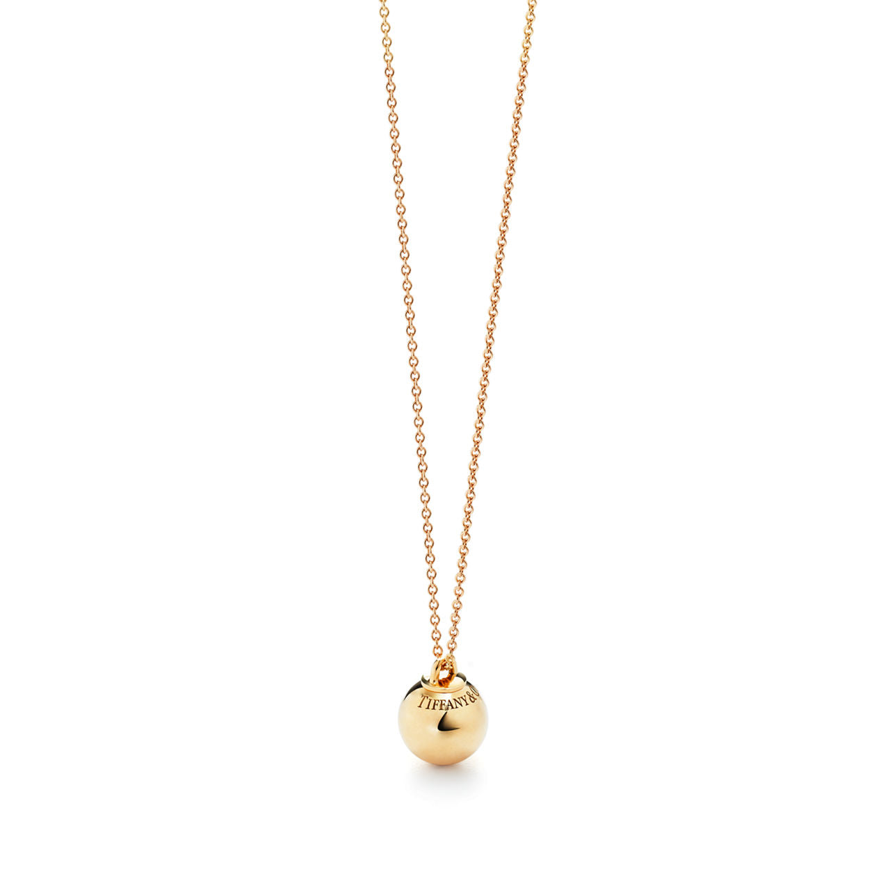 Pendentif Ball en or jaune 18 carats. 12,75 mm.