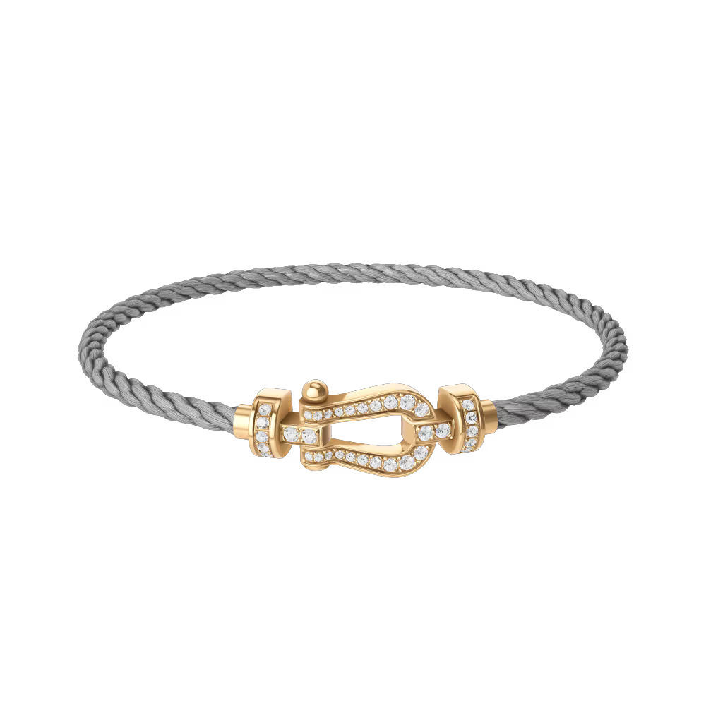 Bracelet Force 10, moyen modèle, pavé