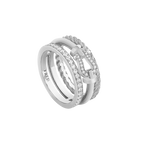 Bague Force 10 Rise, semi-pavée