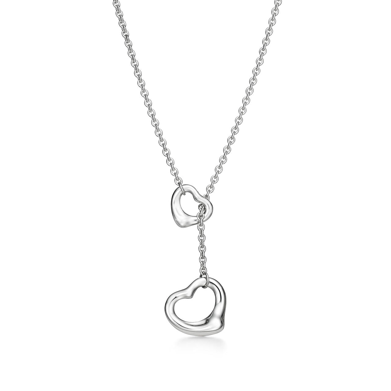 Collier Lasso Open Heart en argent 925 millièmes. 16 mm.