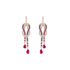 Boucles d'oreilles Chance Infinie, pavées