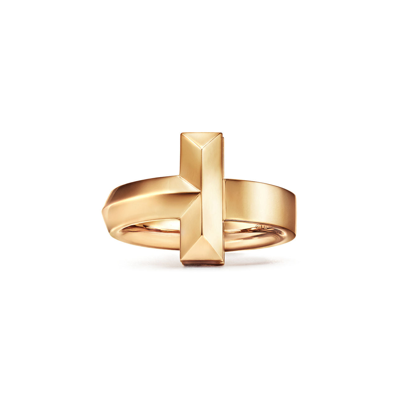 Tiffany T Bague T1 en or jaune 18 carats