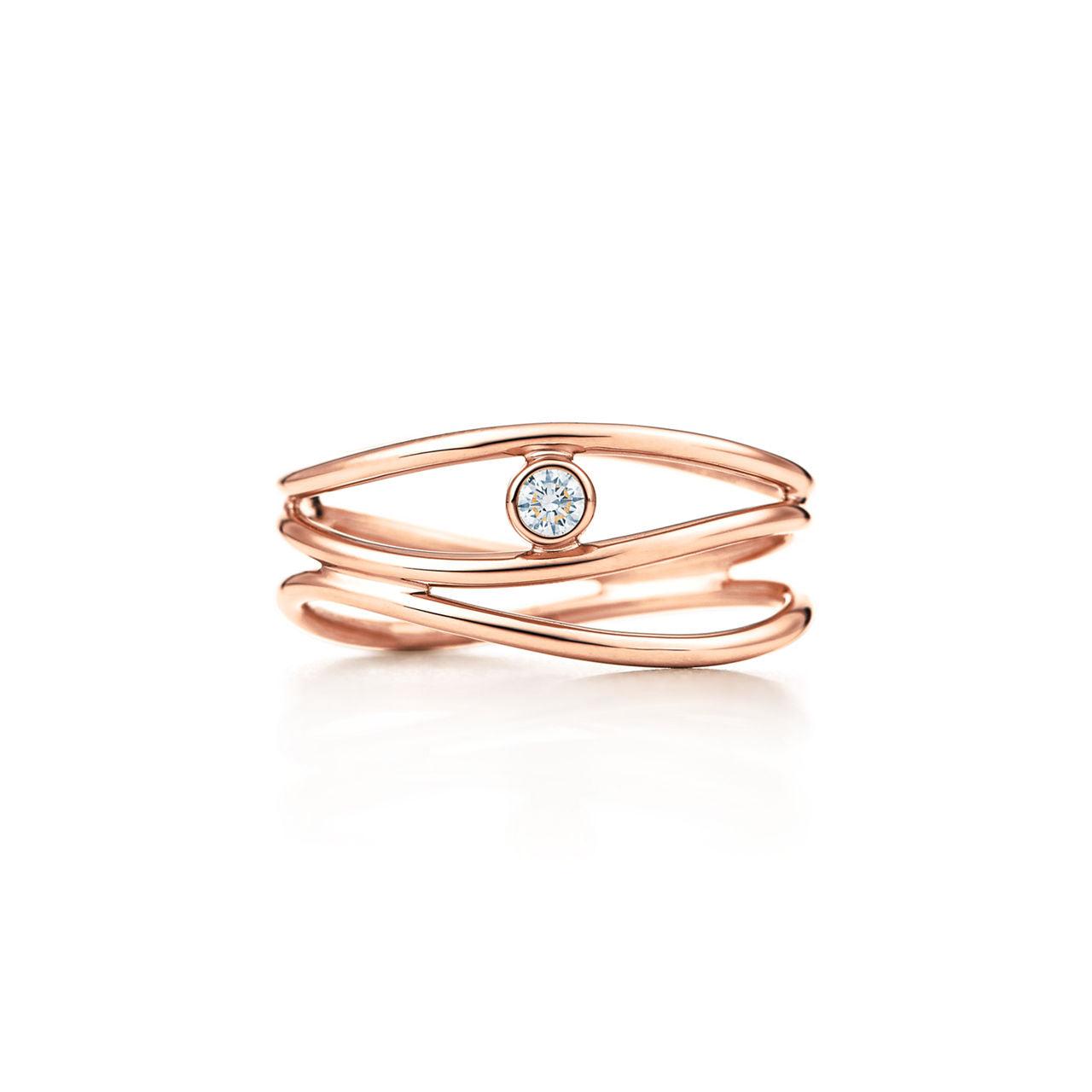 Elsa Peretti® Bague en diamants Wave