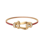 Bracelet Force 10, grand modèle, semi-pavé