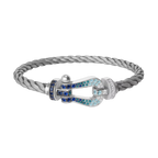 Bracelet Force 10, grand modèle, pavé
