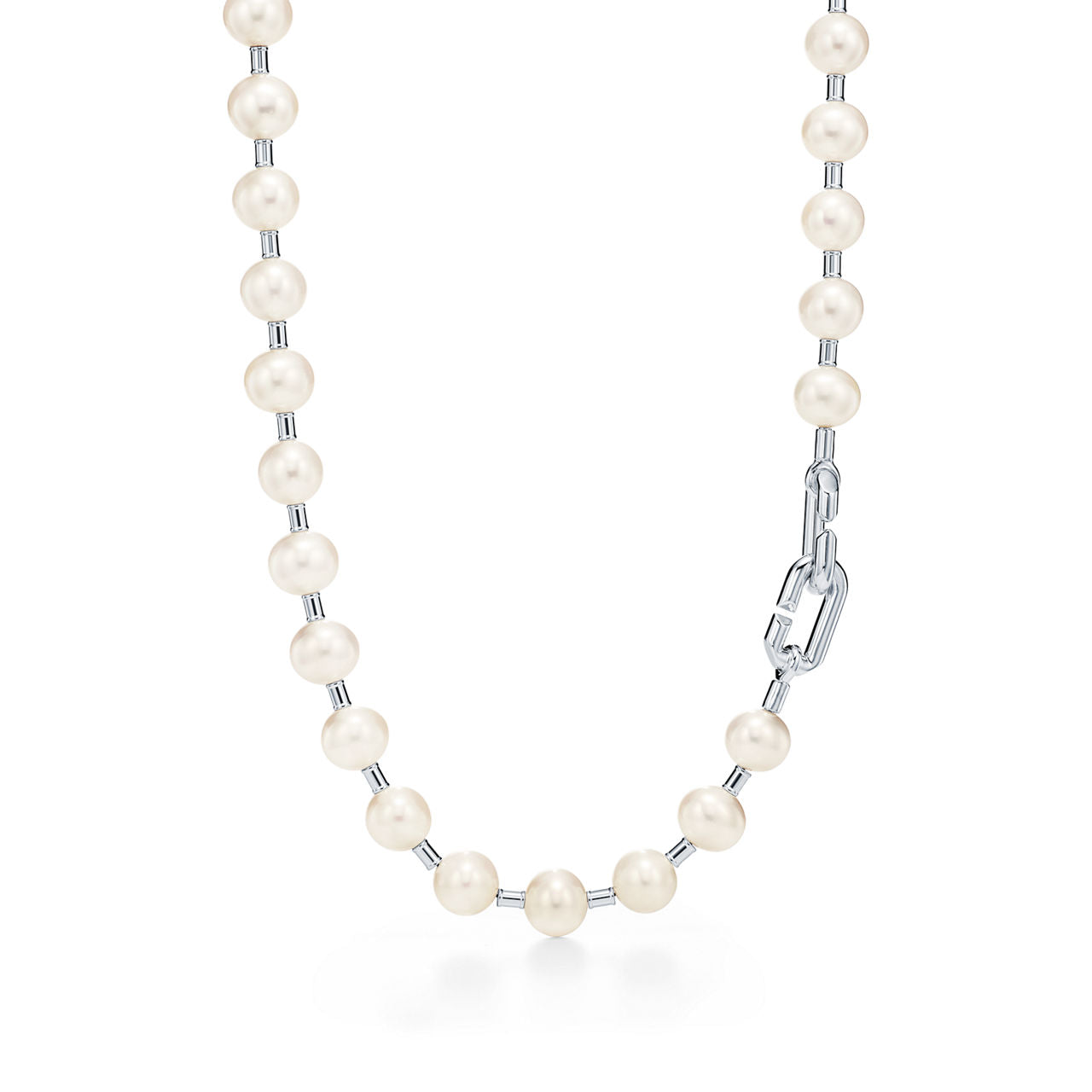 Collier de perles d’eau douce en argent 925 millièmes
