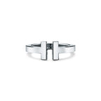 Tiffany T Bague Square en argent 925 millièmes