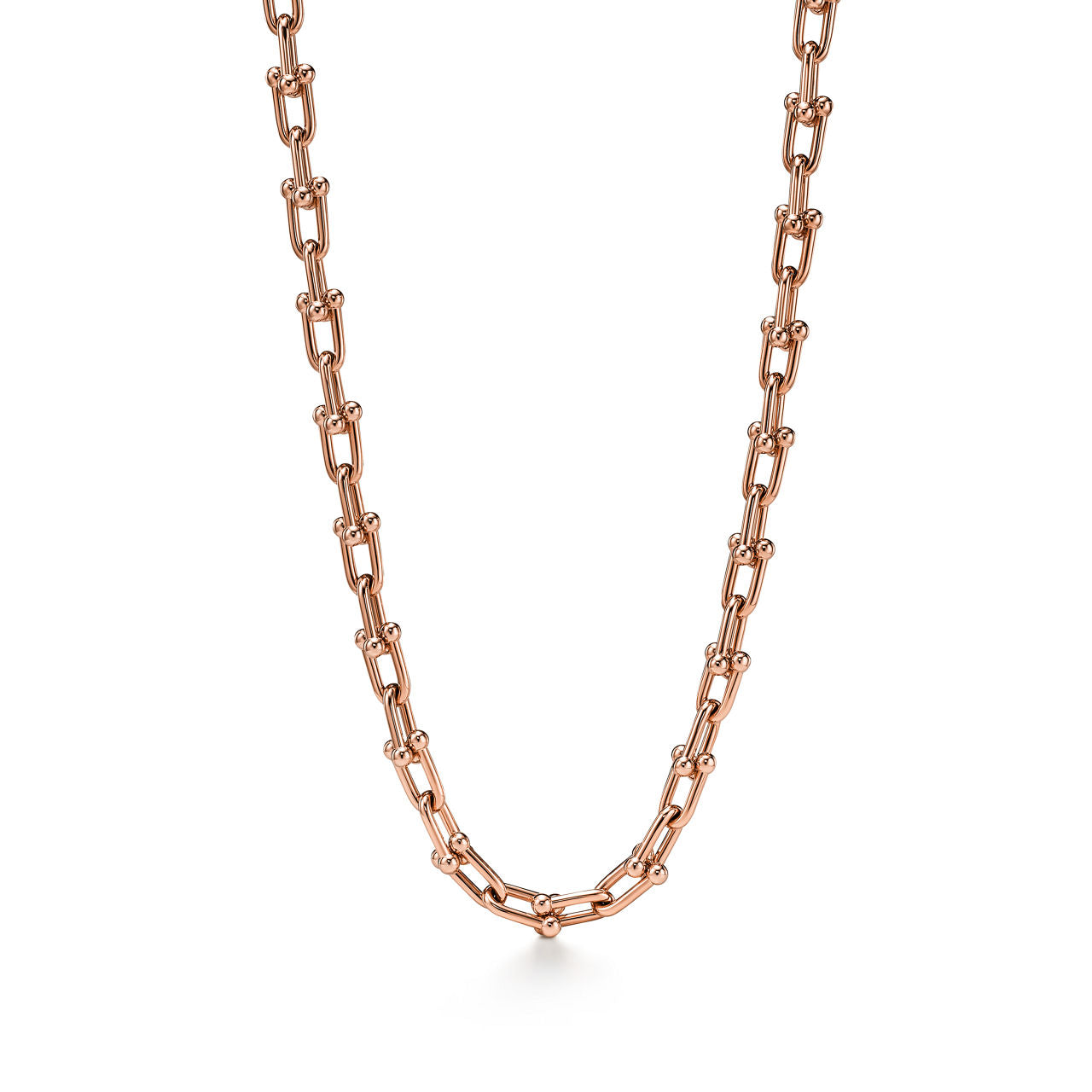 Collier à maillons. Medium en or rose