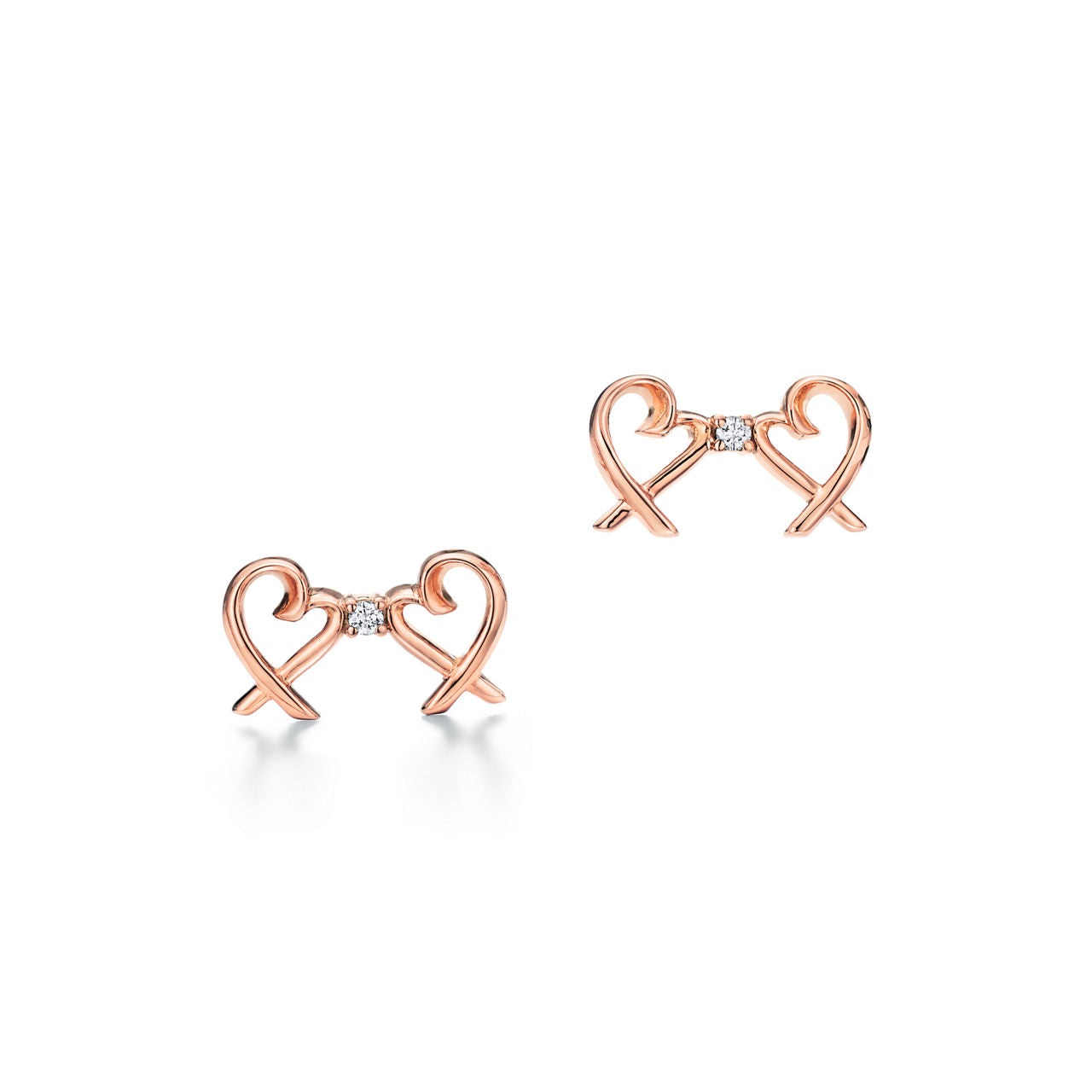 Boucles d’oreilles double Loving Heart