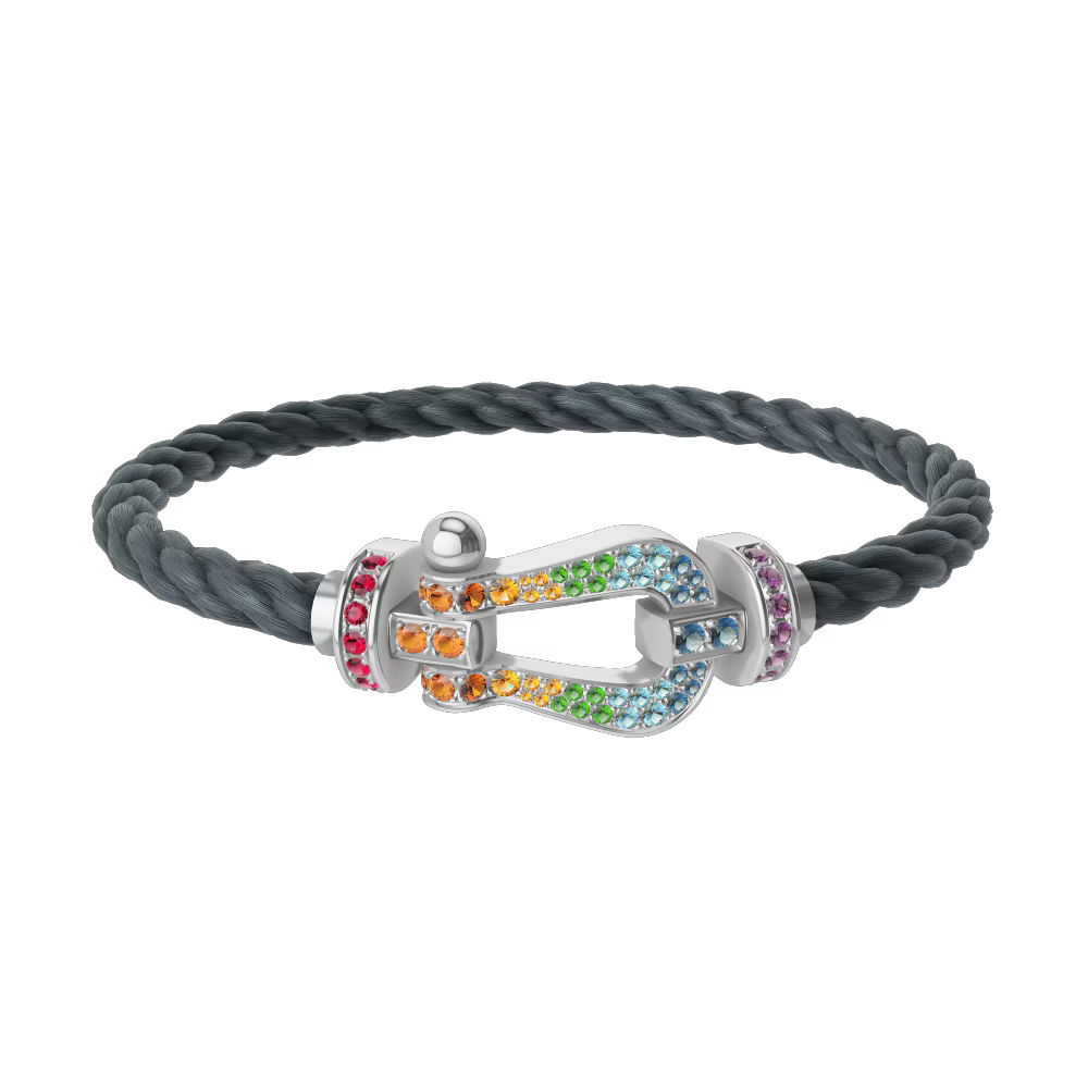 Bracelet Force 10, grand modèle, pavé