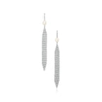 Boucles d'oreilles Houppe, Collection Maille
