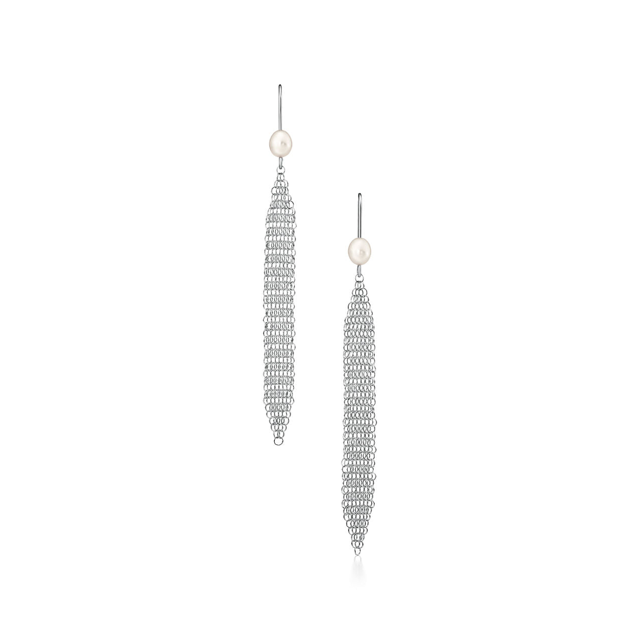 Boucles d'oreilles Houppe, Collection Maille