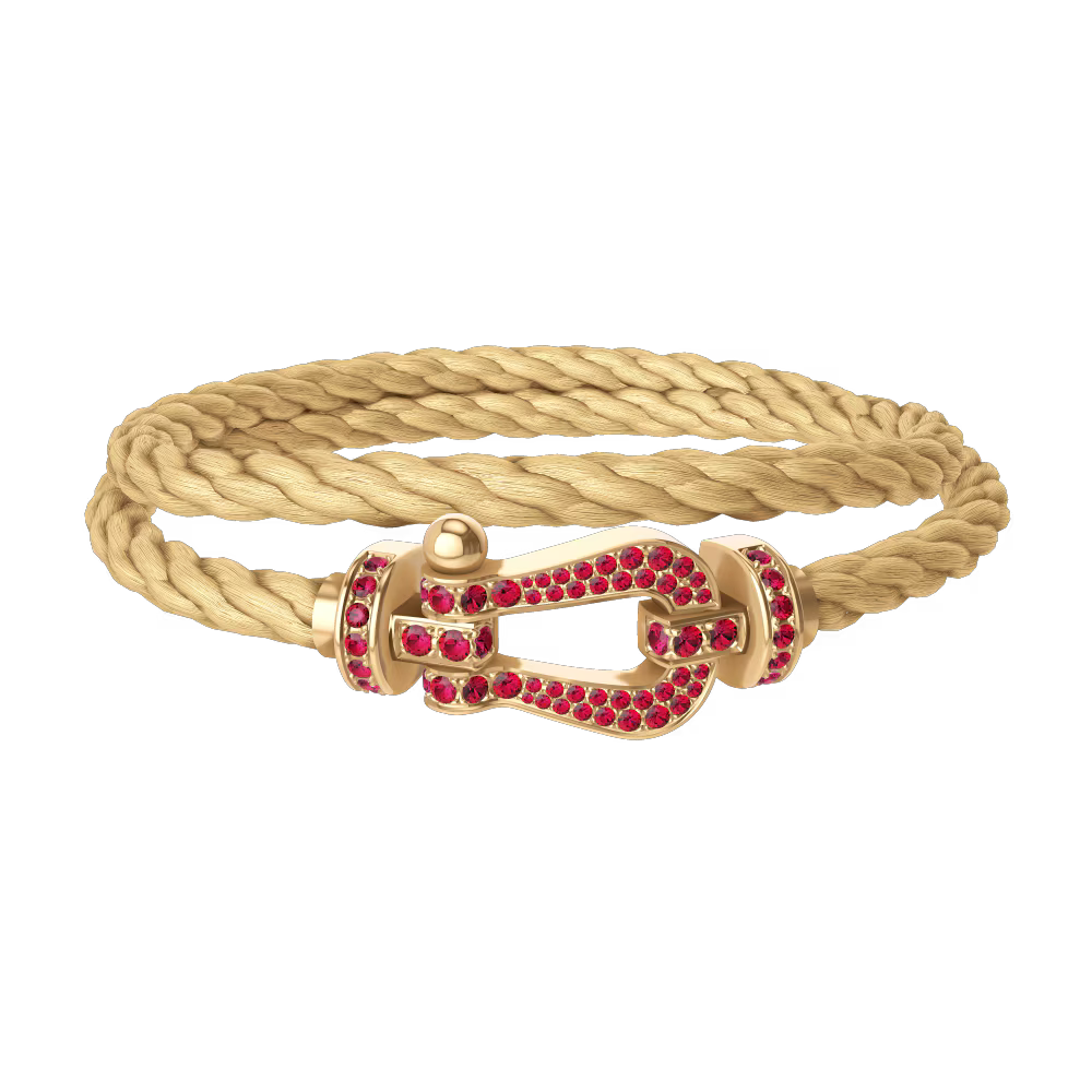 Bracelet Force 10, grand modèle, pavé